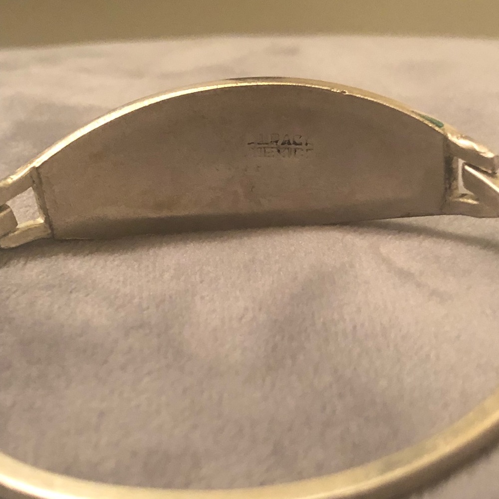 Alpaca silver bracelet (Mexico) - Picture 3 of 7
